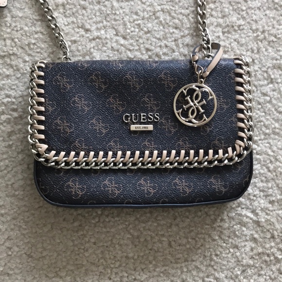 Guess Handbags - GUESS monogram crossbody bag